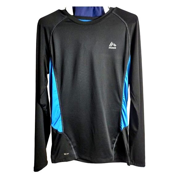 RBX Men's Activewear X-Dri Long Sleeve Compression Stretch Shirt Medium - Picture 1 of 8